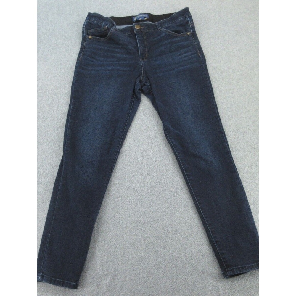 Democracy Womens Jeans Skinny Dark Wash Ab solution Indigo Denim Size 10